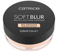 Catrice Polvos fijadores Matte Soft Blur, de larga duración, matificante, refinamiento de poros, natural, translúcido (8g)