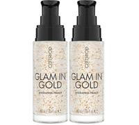 Catrice Prebase hidratante Glam In Gold suavizante acabado natural (30ml) (Paquete de 2)