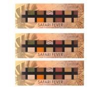 Catrice Safari Fever Slim Eyeshadow Palette, sombra de ojos, n.º 010, multicolor, 14 colores, larga duración, vegana, sin micropartículas de plástico, sin nanopartículas, sin perfume, paquete de 3