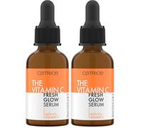 Catrice Sérum Vitamin C Fresh Glow Iluminador hidratante cuidado (30ml) (Paquete de 2)