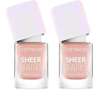 Catrice Sheer Beauties Nail Polish No. 070 Nudie Beautie 10.5ml (Paquete de 2)