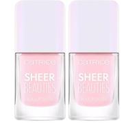 Catrice Sheer Beauties Nail Polish Number 040 Fluffy Cotton Candy 10.5ml (Paquete de 2)