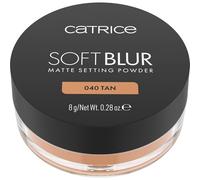 Catrice Soft Blur Matte Setting Powder 040 Tan, polvo matificante y ligero de larga duración, para fijar el maquillaje, efecto soft-blur, 8g