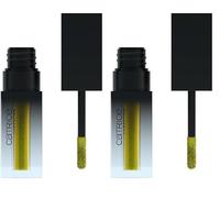 Catrice Sombra de ojos líquida metálica MYSTIC FOREST, de larga duración, de gran pigmentación, intensivo, reluciente (4.5ml) (Paquete de 2)