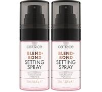 Catrice Spray fijador Blend + Bond, hidratar/humectar, priming, revitalizar, natural (55ml) (Paquete de 2)