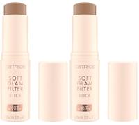 Catrice Stick Soft Glam Filter, soft focus, luminoso (9g) (Paquete de 2)