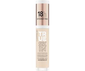 Catrice True Skin High Cover Concealer Hidratante natural antiespinillas nro. 002, nude. Para piel seca, vegano, sin aceite ni alcohol, resistente al agua, 1 unidad (4,5 ml)