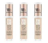 Catrice True Skin High Cover Corrector, corrector, nº 010 Cool Cashmere, nude, antiespinillas, duradero, mate, natural, vegano, sin aceite, resistente al agua, 3 unidades (3 x 4,5 ml)