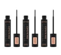 Catrice TUBING Stay In Place Volume Mascara, n.º 010, negro, de larga duración, volumentificante, ultra negro, vegano, sin micropartículas de plástico, sin nanopartículas, sin perfume, 3 unidades (3 x