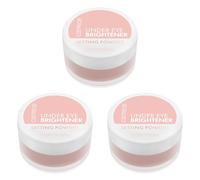 Catrice Under Eye Brightener Setting Powder, polvos, n.º 010, nude, iluminador, resultado inmediato, difuminador, natural, vegano, sin perfume, sin alcohol, sin parabenos, paquete de 3 (3 x 2,3 g)