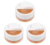 Catrice Under Eye Brightener, tratamiento para el contorno de los ojos, n.º 030, marrón, nutritivo, iluminador, adaptador de tono, natural, con brillo, vegano, paquete de 3 (3 x 4,2 g)
