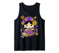 Catrina Day of The Dead Latina Sugar Skull Mexican Heritage Camiseta sin Mangas