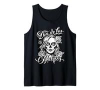 Catrina Day of The Dead Women Sugar Skull Mexican Heritage Camiseta sin Mangas