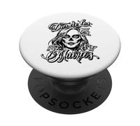 Catrina Day of The Dead Women Sugar Skull Mexican Heritage PopSockets PopGrip Adhesivo