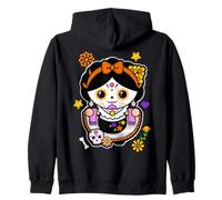 Catrina Hispanic Heritage Month Mexican Sugar Skull Sudadera con Capucha