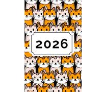Cats 2026 Week To View Hardback Planner With Monthly Calendar and Notes: Animal Weekly Schedule and Journal