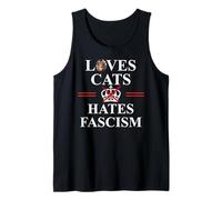 Cats Against Fascism No Kings US Protest Anti Fascism Resist Camiseta sin Mangas