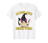 Cats and Wine GNOME Graphic For Men Funny Cat Dad Saying Camiseta