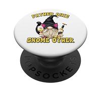 Cats and Wine GNOME Graphic For Men Funny Cat Dad Saying PopSockets PopGrip Adhesivo