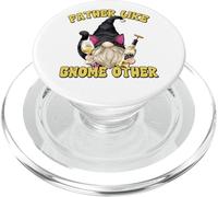 Cats and Wine GNOME Graphic For Men Funny Cat Dad Saying PopSockets PopGrip para MagSafe