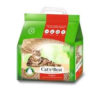 Cat's Best Arena original para gatos, 100 % vegetales, con máxima absorción, combate los olores de forma natural activa, 10 l (4,3 kg)