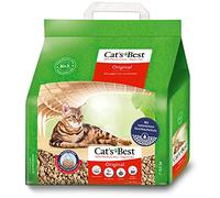 Cat's Best Arena para Gatos Aglomerante 5L, Tierra para Gatos de Hasta 7 Semanas de Uso, Arena Biodegradable de Fibra Vegetal Ecológica, 2.1 kg (Paquete de 1)