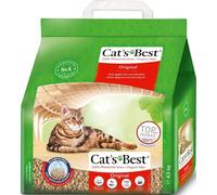Cat's Best Arena para Gatos Aglomerante EcoPlus 10L (4,3 kg). Arena Biodegradable Hasta 7 Semanas de Uso. Lecho para Gatos de Fibra Vegetal Aglutinable.
