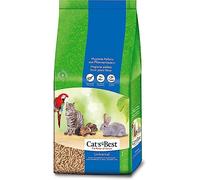 Cat's Best Universal Arena para Gatos 22 kg. Arena para Pájaros, Conejos, Roedores... Biodegradable Sin Polvo. Lecho para Gatos Ecológico de Fibra Vegetal.