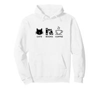 Cats Books Café Sudadera con Capucha