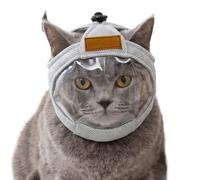 Cats Cat Muzzle | Casco transpirable transparente antimordeduras | Cat Mu | Cat Muzzle Nail Trimming for Nail Trimming Bathing Vet Visits Recovery Cat Muzzle | Transpirable Transparente Anti-Bite Pet