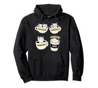 Cats Coffee Cute Espresso Kitten Cappuccino Cat Caffeine Sudadera con Capucha
