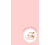 Cats & Coffee (Pink): Cozy Journal Notebook with 5x8-inch Dot Grid Pages