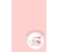 Cats & Coffee (Pink): Cozy Journal Notebook with 6x9-inch Lined Pages
