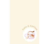 Cats & Coffee (Yellow): Cozy Journal Notebook with 6x9-inch Lined Pages
