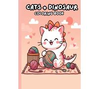 Cats + Dinosaur Coloring book: Catasaur
