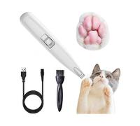 Cats Dog Grooming Clipper with LED Light, USB Rechargeable, Low Noise Pet Hair Trimmer, Dog Clippers for Hair Around Face, Eyes, Ears, Wireless Design