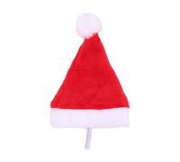Cats Dogs Christmas Hat - Sombrero de Navidad para mascotas | Small Pet Santa Hat | 20 x 14 cm Soft Small Animals Hat for Kitten, Puppy, Dogs, Cats (Plush)