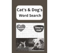 Cat's & Dog's Word Search: A themed word find puzzle book for teens and adults
