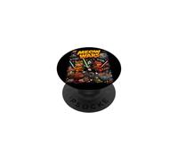 Cats Fight, Space Cats Illustration Graphic Cartoon PopSockets PopGrip Adhesivo