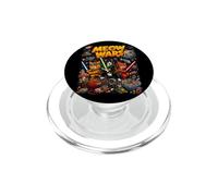 Cats Fight, Space Cats Illustration Graphic Cartoon PopSockets PopGrip para MagSafe