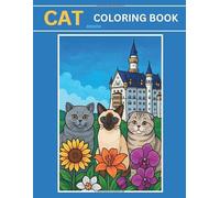 Cats & Flowers Coloring Book: 50 Relaxing Pages of Beautiful Breeds and Blossoms |Easy-to-Color Designs | 8.5 x 11 inch: for Adults, Seniors, and Children | 102 pages