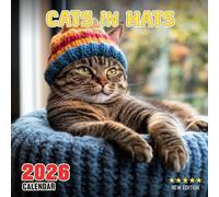 Cats in Hats Calendar 2026: Twelve months of stylishly dressed felines
