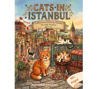 Cats in Istanbul: A Whimsical Coloring Journey Through Istanbul: A Ghibli-Inspired Coloring Book for Ages 12 and Above