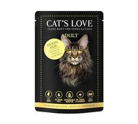 Cat'S Love | Alimento Húmedo para Gatos | Variedad Sobres | 36 x 85 Gr | Sin Cereales ni aditivos Artificiales | (36x85Gr, Pollo)
