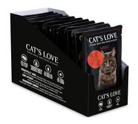 Cat'S Love | Alimento Húmedo para Gatos | Variedad Sobres | 36 x 85 Gr | Sin Cereales ni aditivos Artificiales | (36x85Gr, Multipack Sobres)