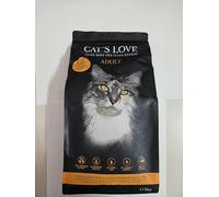 Cat's Love Alimento seco para adultos, pavo y caza, sin cereales, con Omega 3 y 6, taurina, 83% de proteínas animales, 2 kg