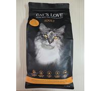 Cat's Love Alimento seco para gatos, pavo y caza con Omega 3 y 6, taurina y levadura de cerveza, sin cereales, 2 kg.