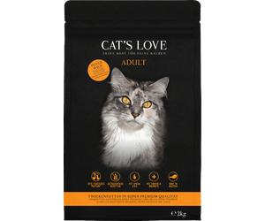 Cat's Love Comida Seca para Gatos Adultos al Pavo y Carne de Caza - 2 kg Cat's Love