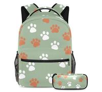 Cats Love Heart - Juego de mochila escolar y estuche para lápices para adolescentes, niñas, niños, mochila ligera de viaje, Multicolor 15., Talla única