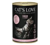 Cat'S Love Kitten | Alimento Húmedo para Gatitos | Variedad Latas | 12 x 400 Gr | Sin Cereales ni aditivos Artificiales (12x400Gr, Pollo)